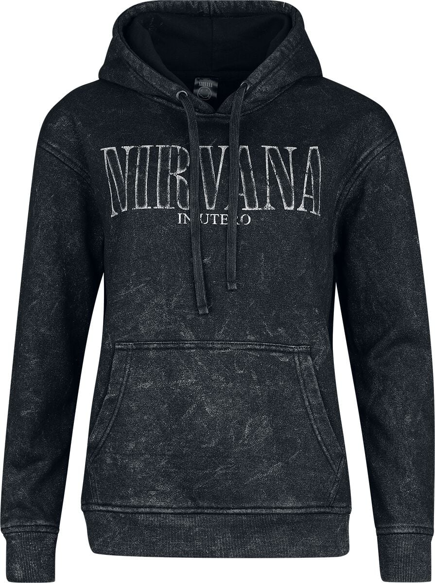 Sudadera con capucha  de Nirvana - In Utero - Mujer - Negro