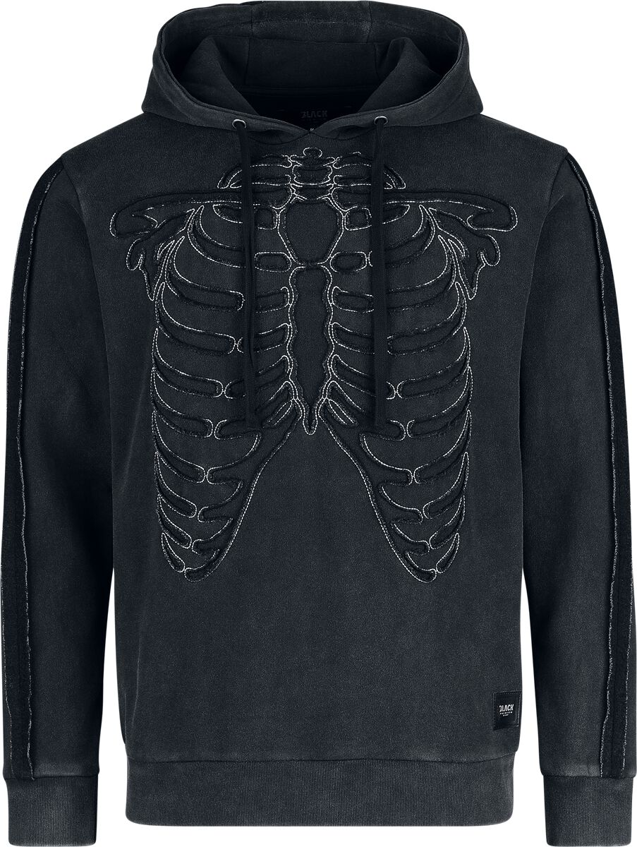 Black Premium by EMP Kapuzenpullover - Skull & Bones - S bis XXL - für Männer - Größe S - schwarz