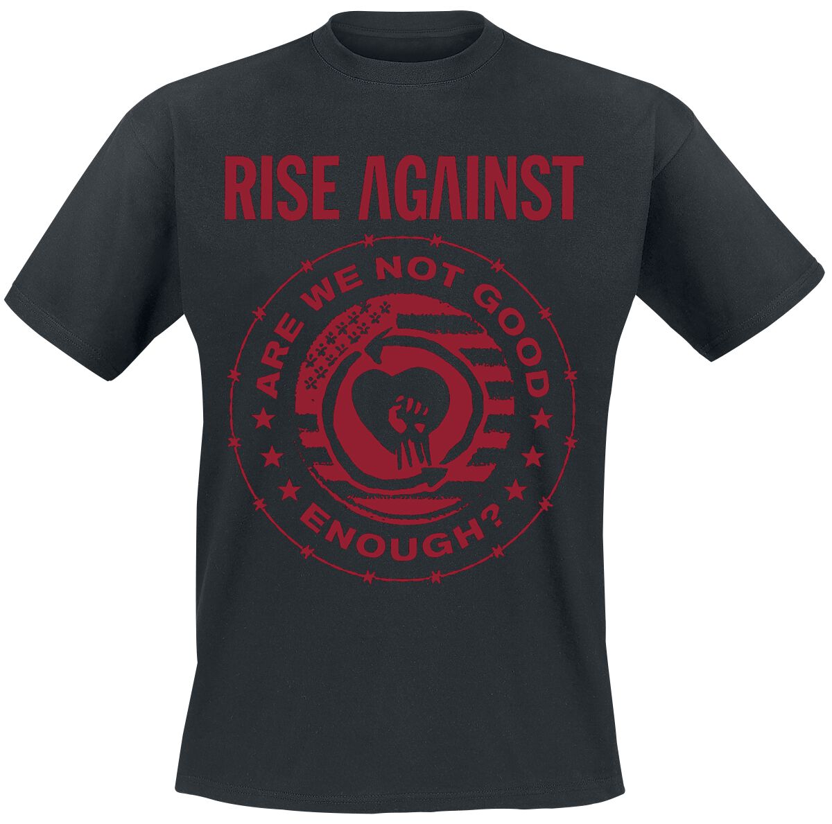 Image of T-Shirt di Rise Against - Good Enough - M a XXL - Uomo - nero