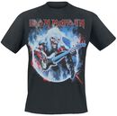 Eddie Bass Guitar Flames, Iron Maiden, T-Shirt