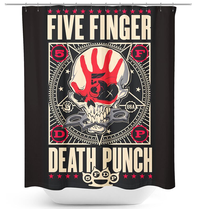 Image of Five Finger Death Punch Punchagram Duschvorhang Standard