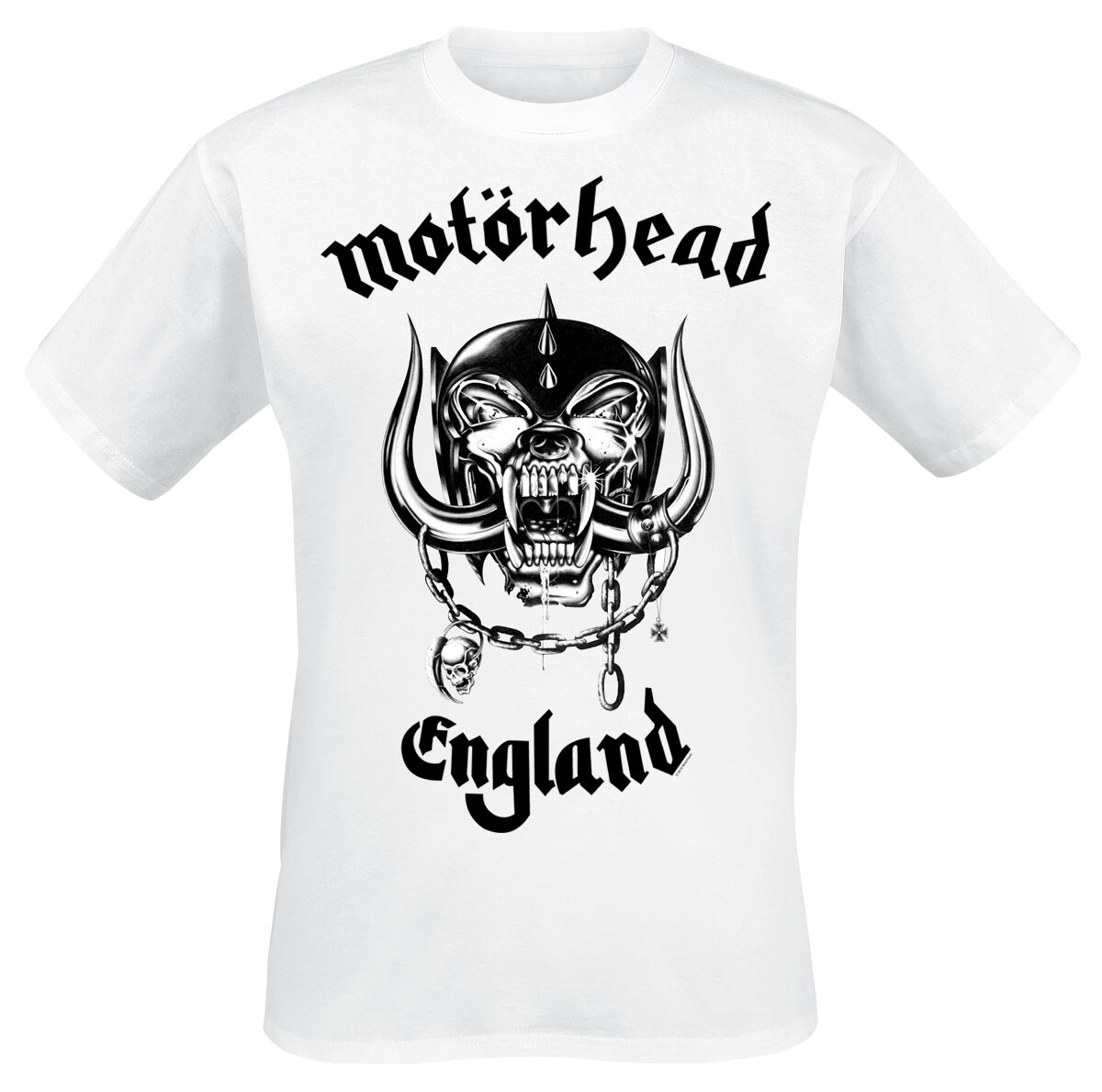 Motörhead T-Shirt - England - S bis XXL - für Männer - Größe XXL - weiß  - Lizenziertes Merchandise!