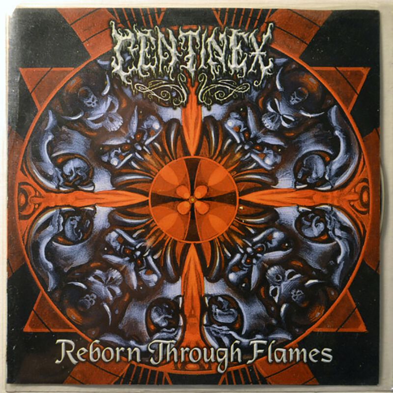 Image of Centinex Reborn through flames CD Standard