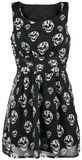 Slip Skull Dress, Poizen Industries, Mittellanges Kleid