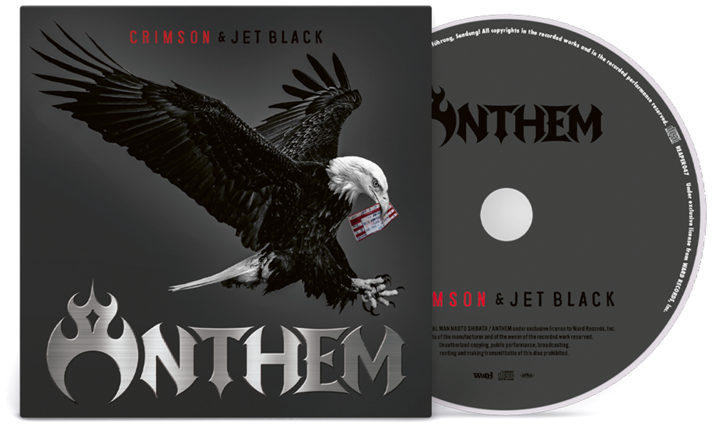 Anthem  CD - Crimson & jet black -