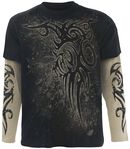 Stained Tribal, Spiral, Langarmshirt