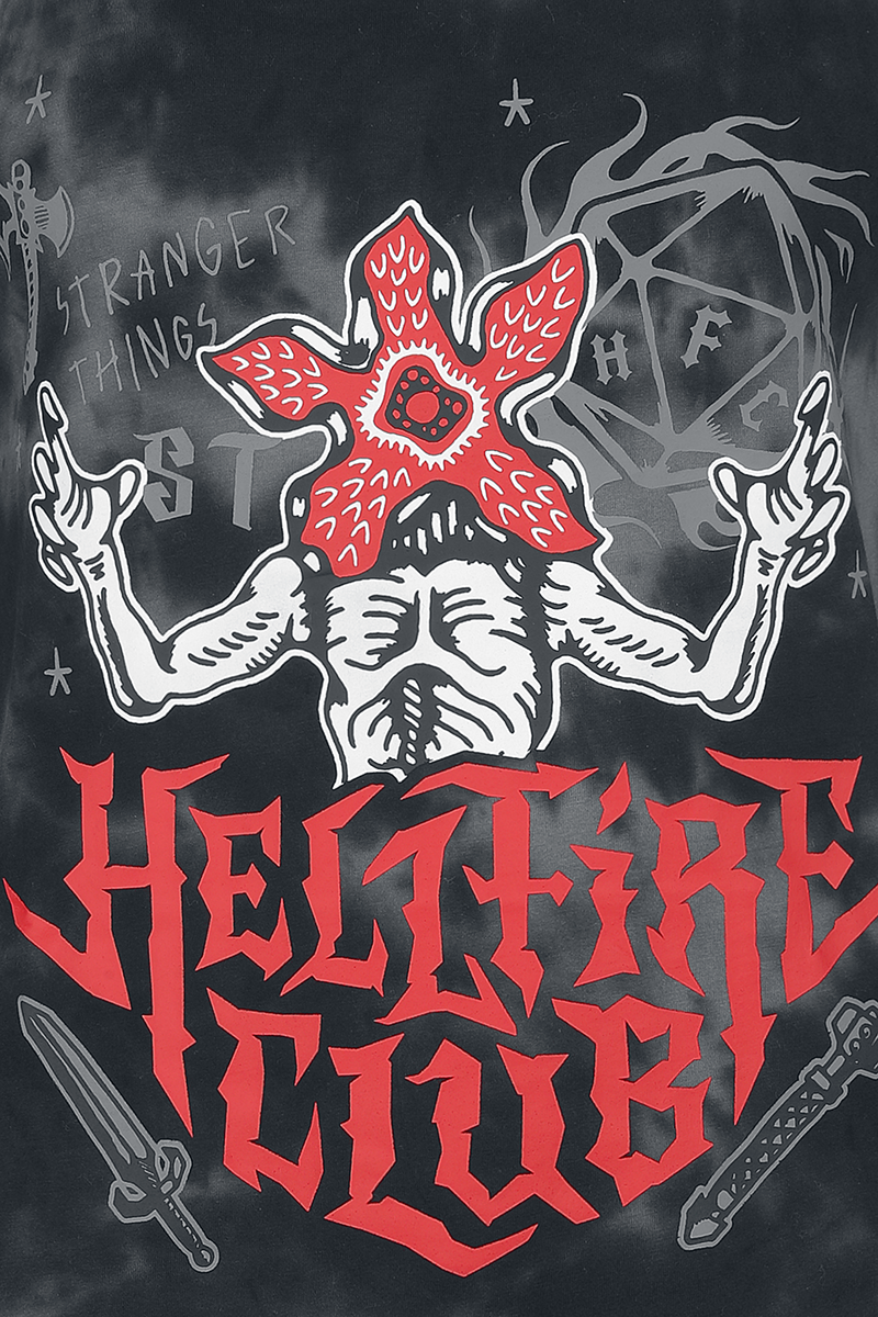 Stranger Things Hellfire Club Tank-Top multicolor