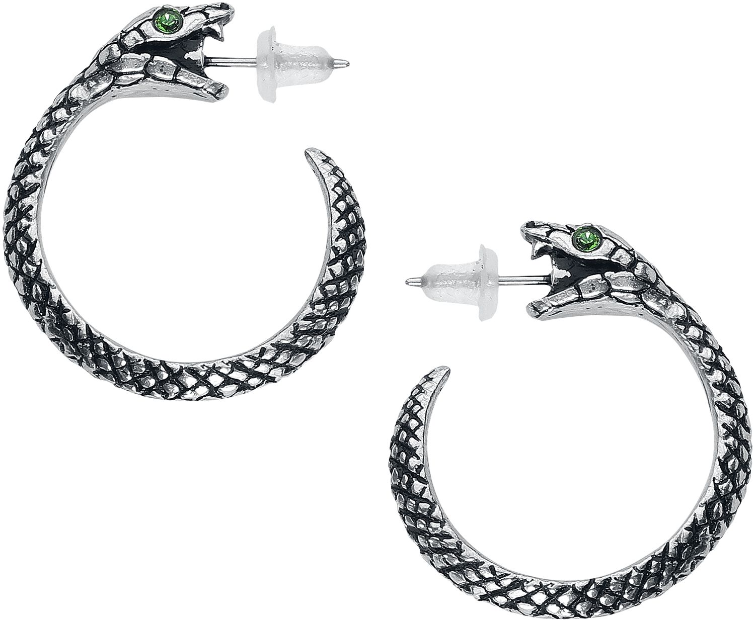 Alchemy Gothic Sophia Serpent Earrings Ohrstecker Set silberfarben  - Onlineshop EMP