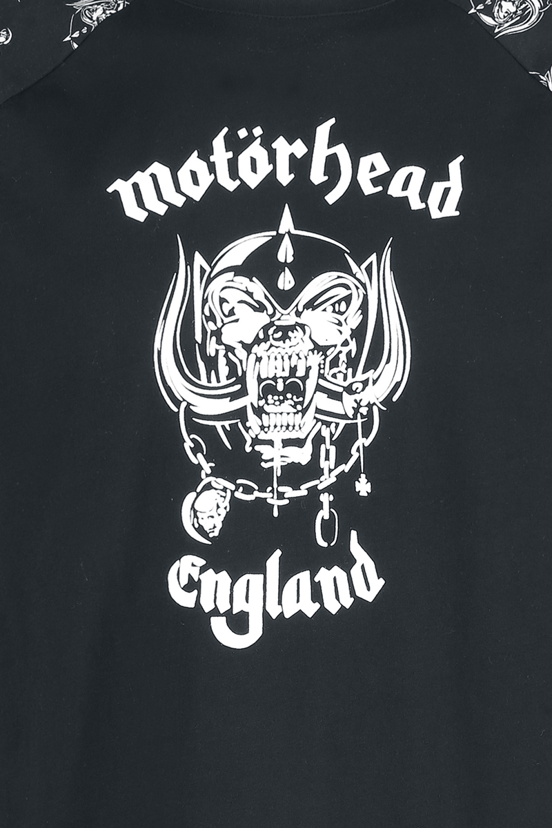 Motörhead Skull Allover Pyjama-Longsleeve schwarz
