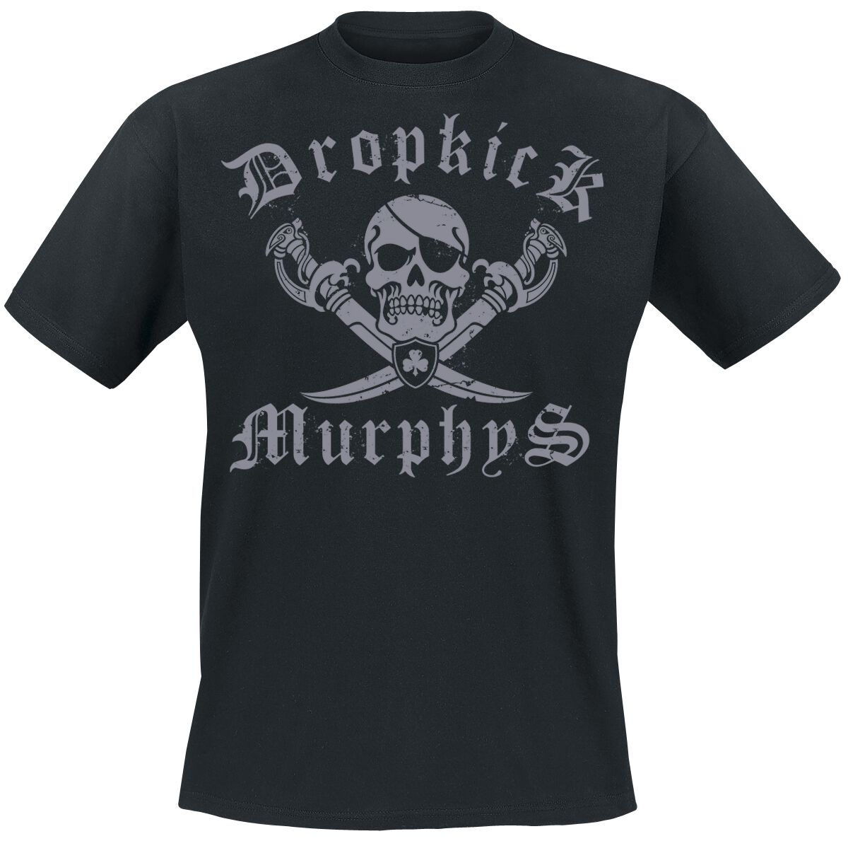 Dropkick Murphys Jolly Roger T Shirt schwarz  - Onlineshop EMP