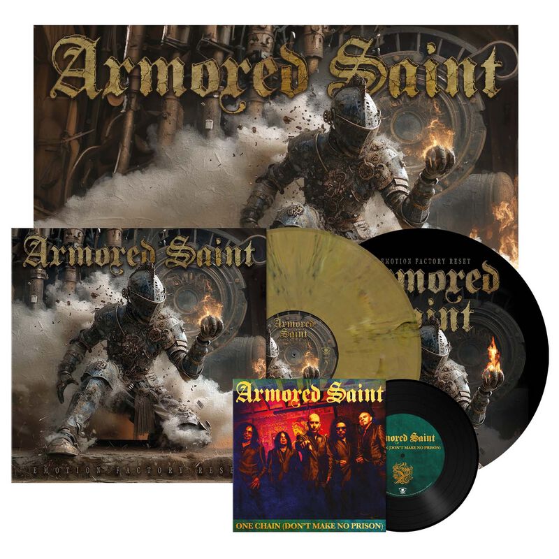 Emotion Factory Reset von Armored Saint - LP & 7" (Coloured, Gatefold, Limited Edition, Special Edition)