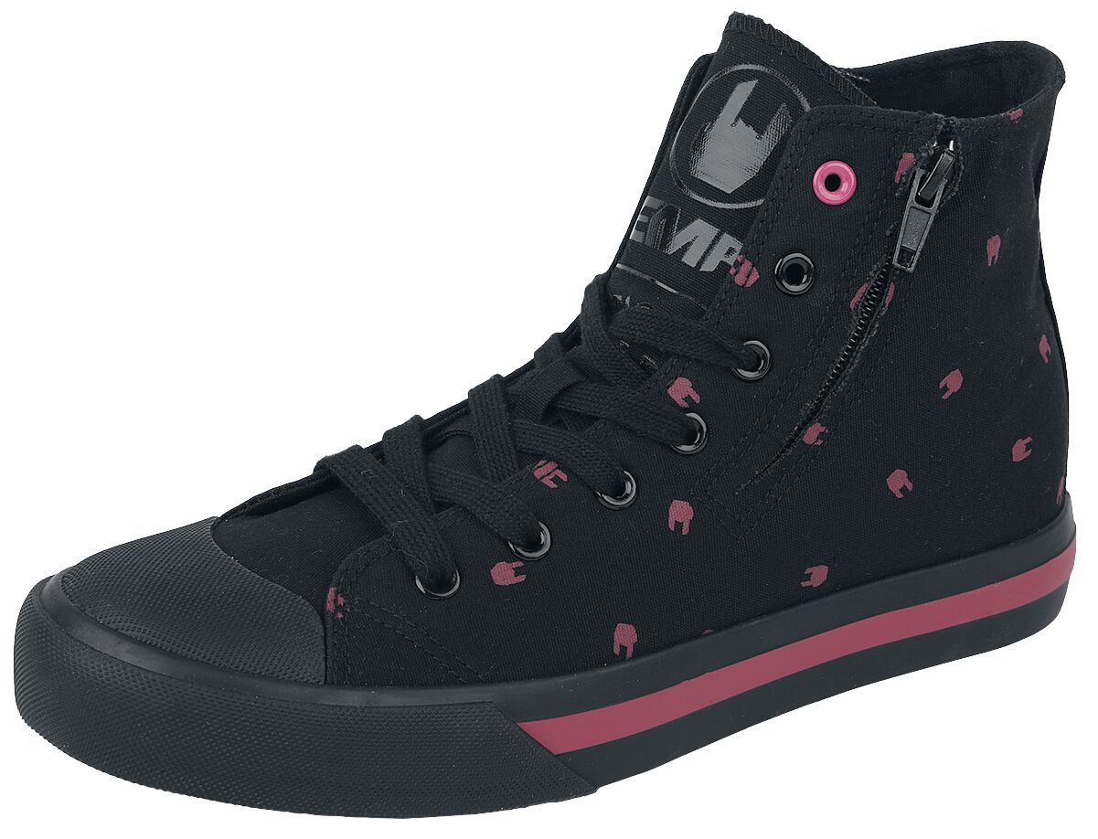 Baskets hautes de Collection Spéciale EMP - Sneaker mit Rockhand - EU37 à EU41 - pour Femme - noir
