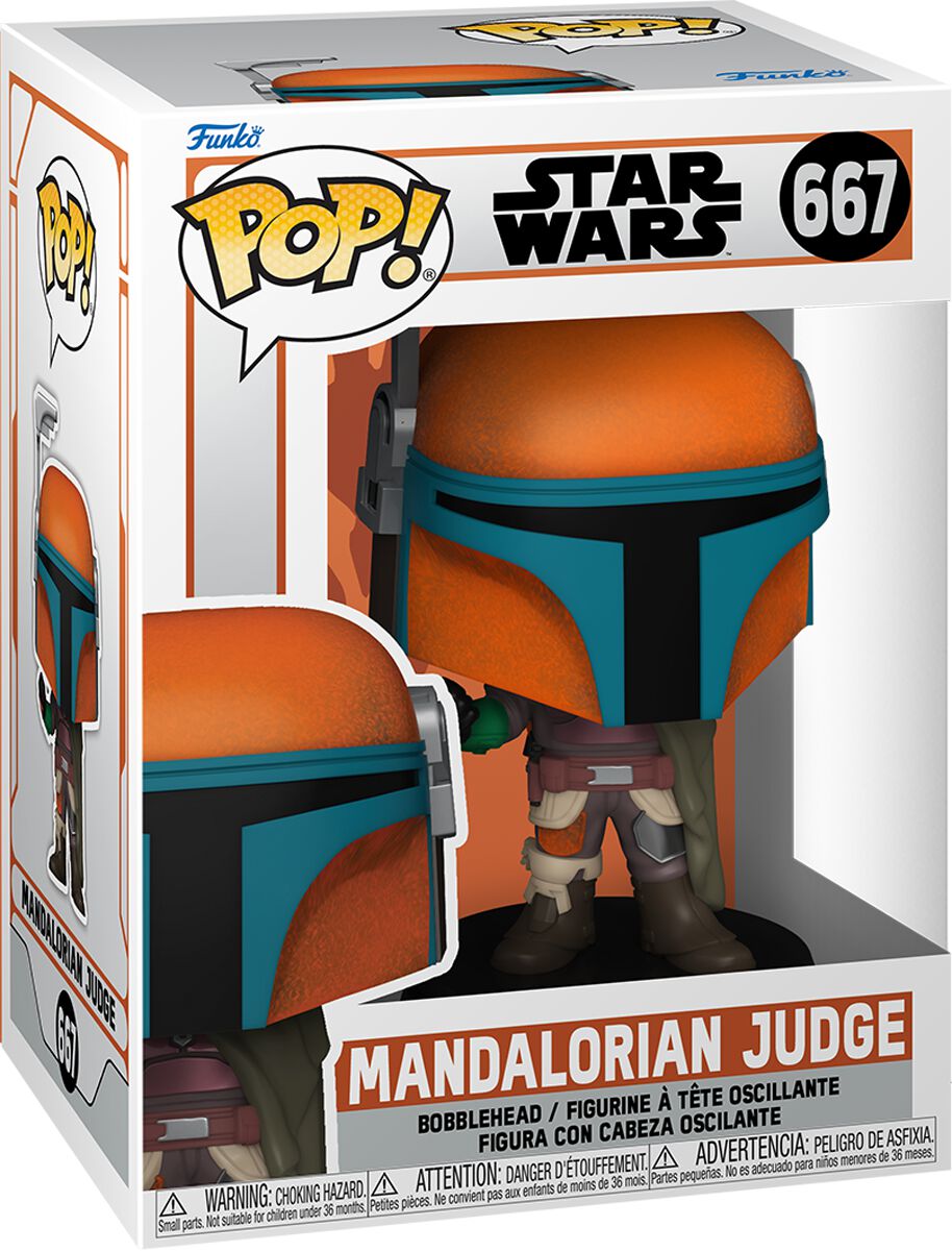 Star Wars - The Mandalorian - Mandalorian Judge Vinyl Figur 667 - Funko Pop! Figur - multicolor