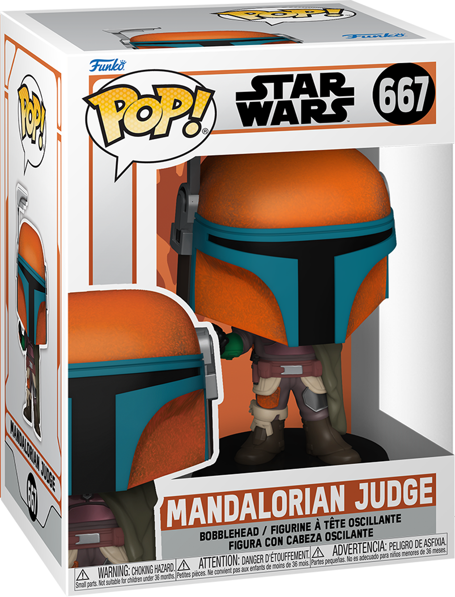Star Wars - The Mandalorian - Mandalorian Judge Vinyl Figur 667 - Funko Pop! Figur - multicolor