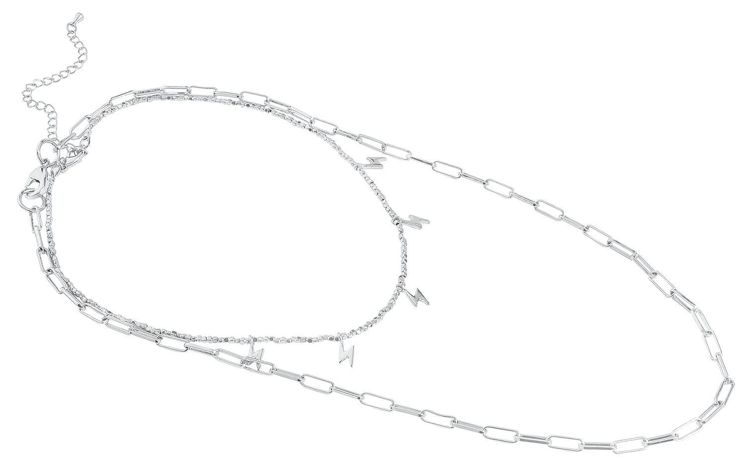 Blitze  Halskette silberfarben - 20.02% Rabatt
