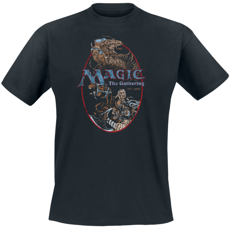 Magic The Gathering  T-Shirt - Black Knight - for Men - black