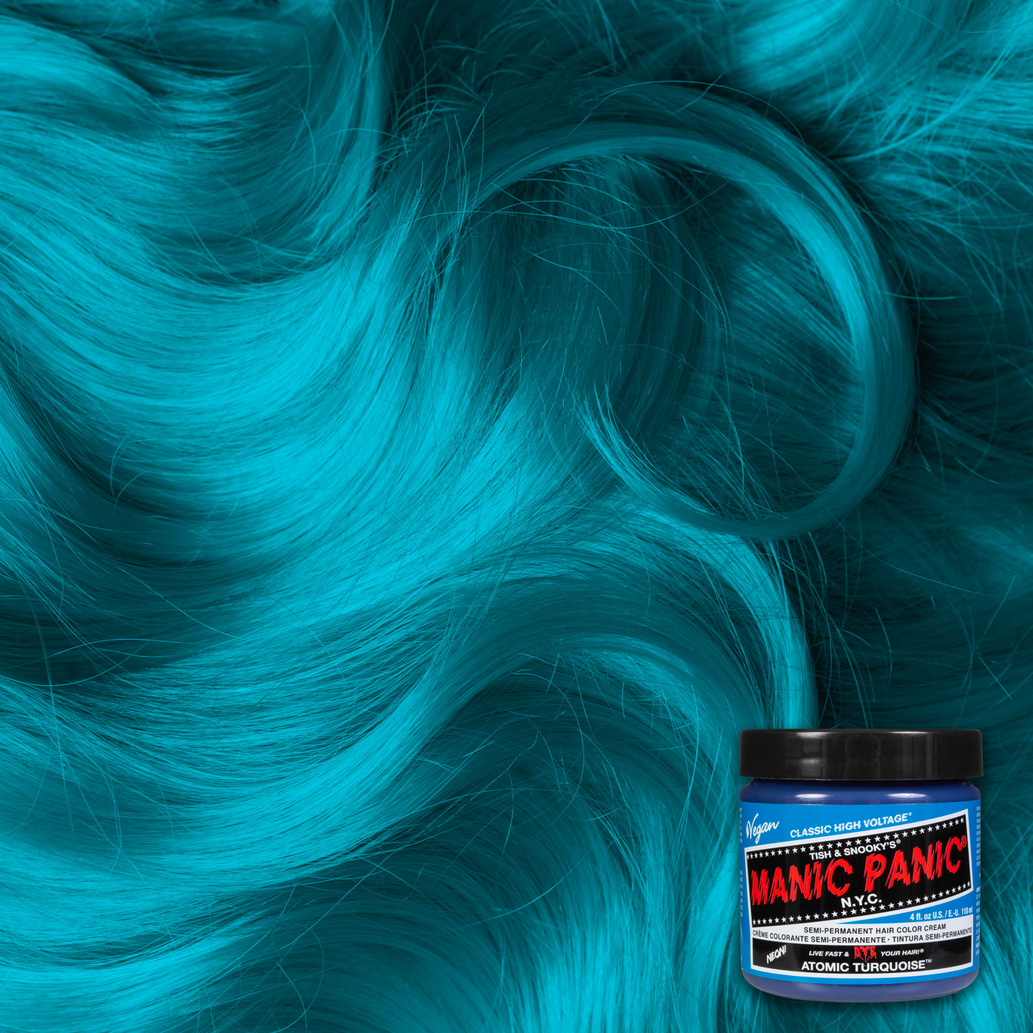 Manic Panic Atomic Turquoise - Classic Haar-Farben türkis