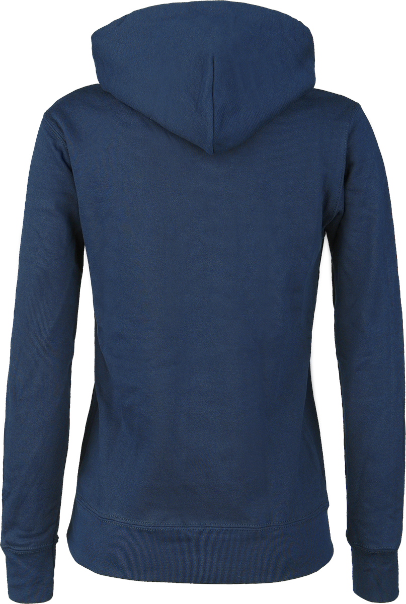 Sprüche Kapuzenpullover - Queen Of Fucking Everything - S bis XXL - für Damen - Größe M - dunkelblau