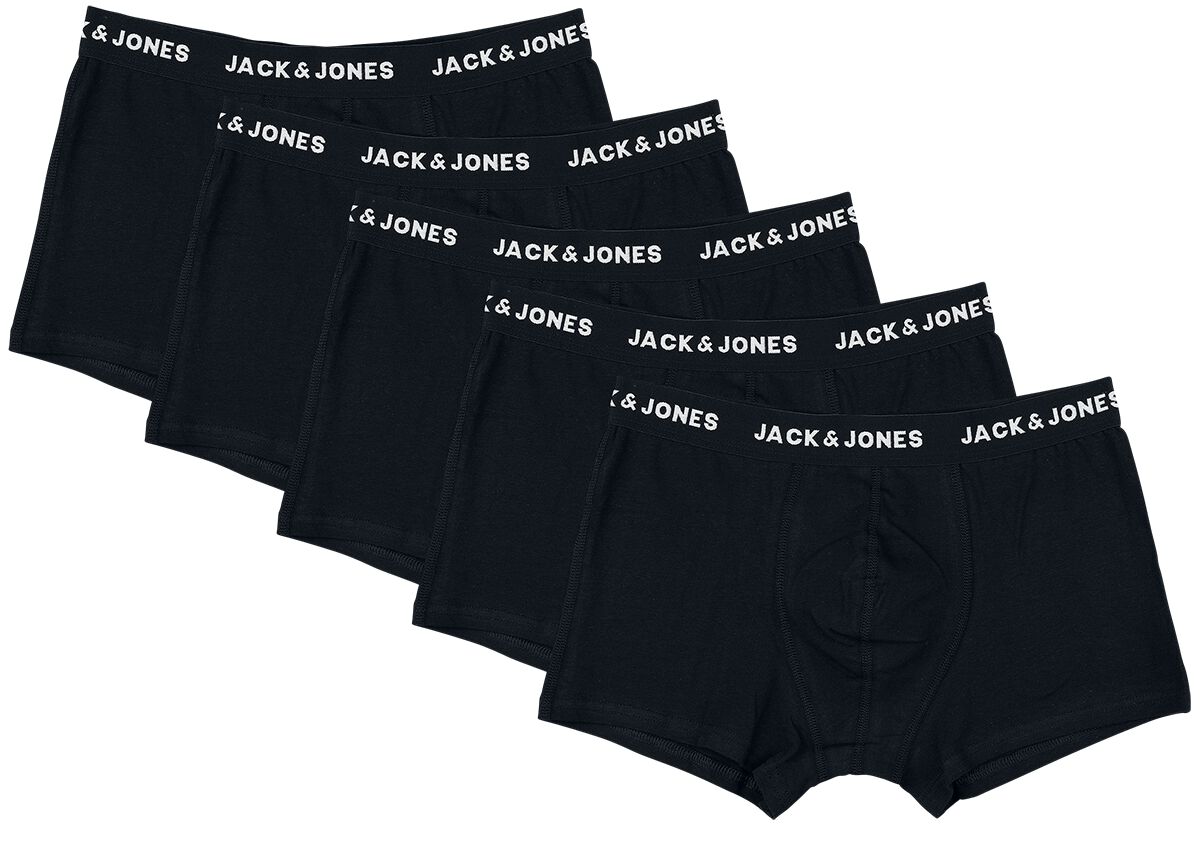 Jack & Jones JACHUEY TRUNKS 5 PACK Boxers black