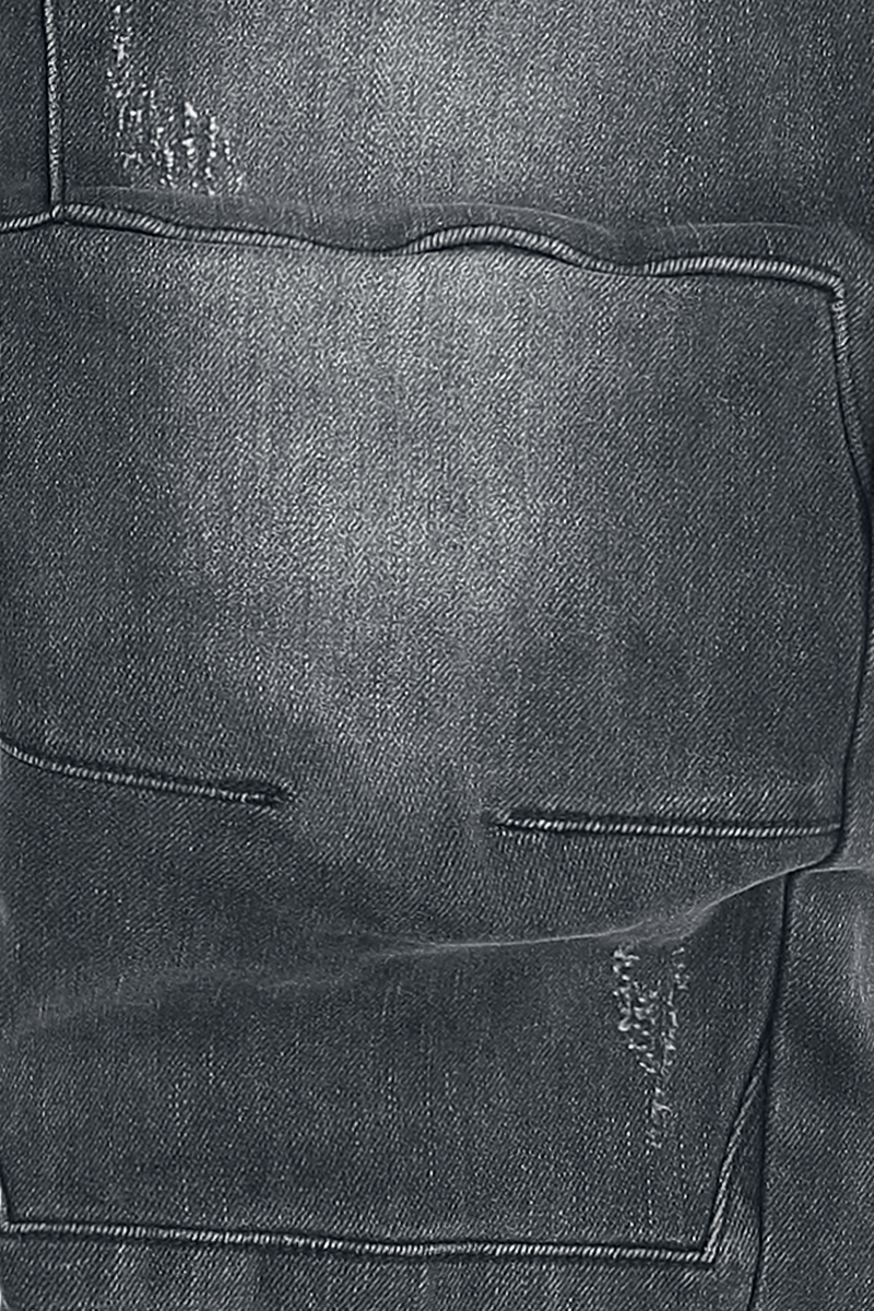 Thumbnail - Rock Rebel by EMP Skulls & Details Jeans grau in W32L32