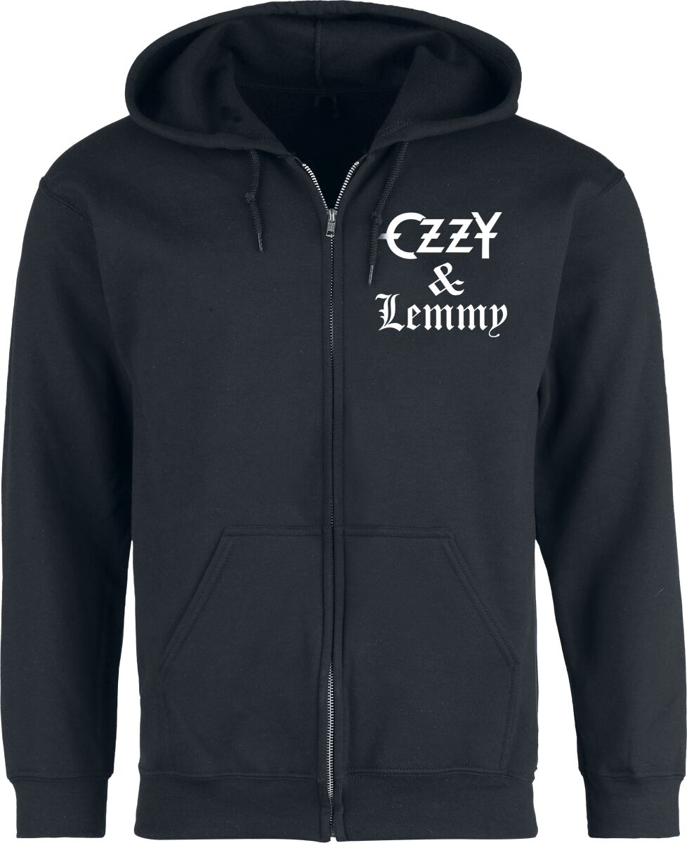 Ozzy Osbourne Vest met capuchon - Hellraiser Ozzy & Lemmy - S tot 5XL - voor Mannen - zwart