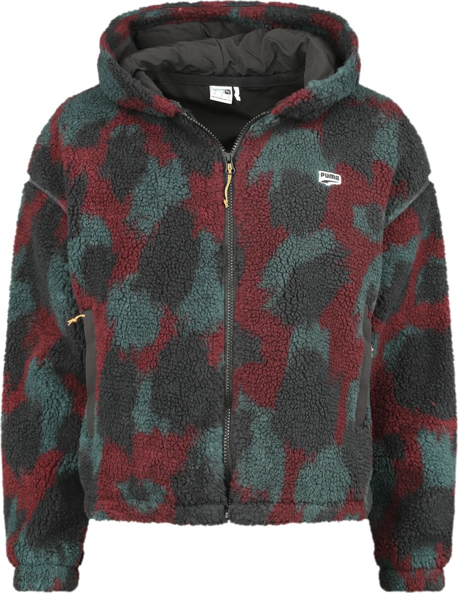 Puma Downtown AOP Sherpa Jacket Übergangsjacke multicolor in XL