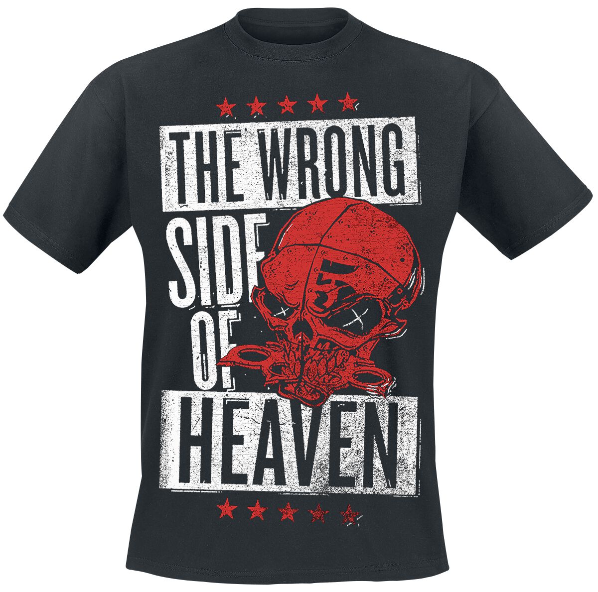 Five Finger Death Punch T-Shirt - The Wrong Side Of Heaven - The Righteous Side Of Hell - S - für Männer - Größe S - schwarz  - Lizenziertes