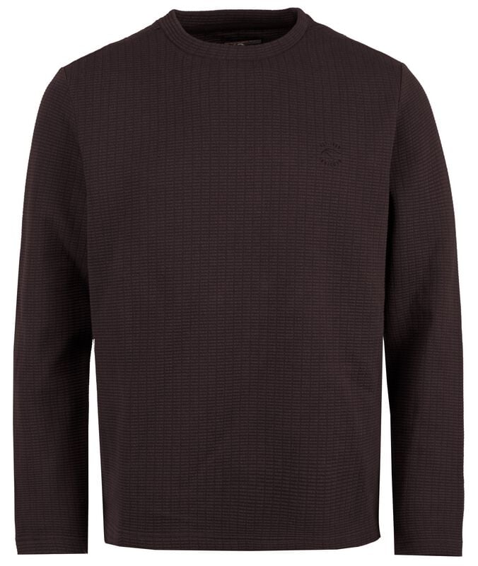 Indicode Sweatshirts - INARKVEN O-Neck - S tot 3XL - voor Mannen - bruin