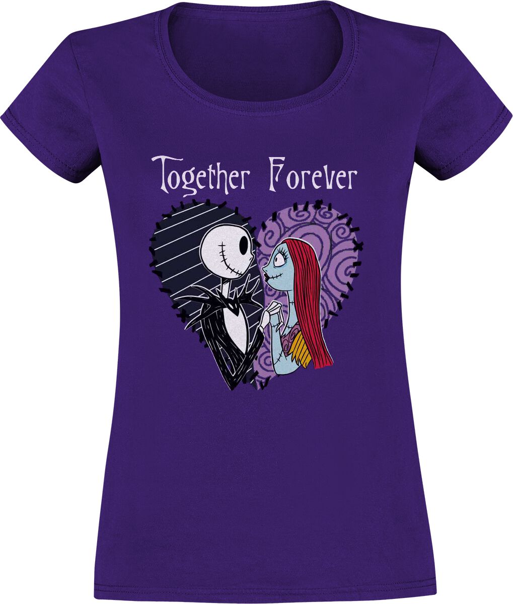 The Nightmare Before Christmas Together Forever T-Shirt lila The Nightmare Before Christmas Together Forever T-Shirt lila