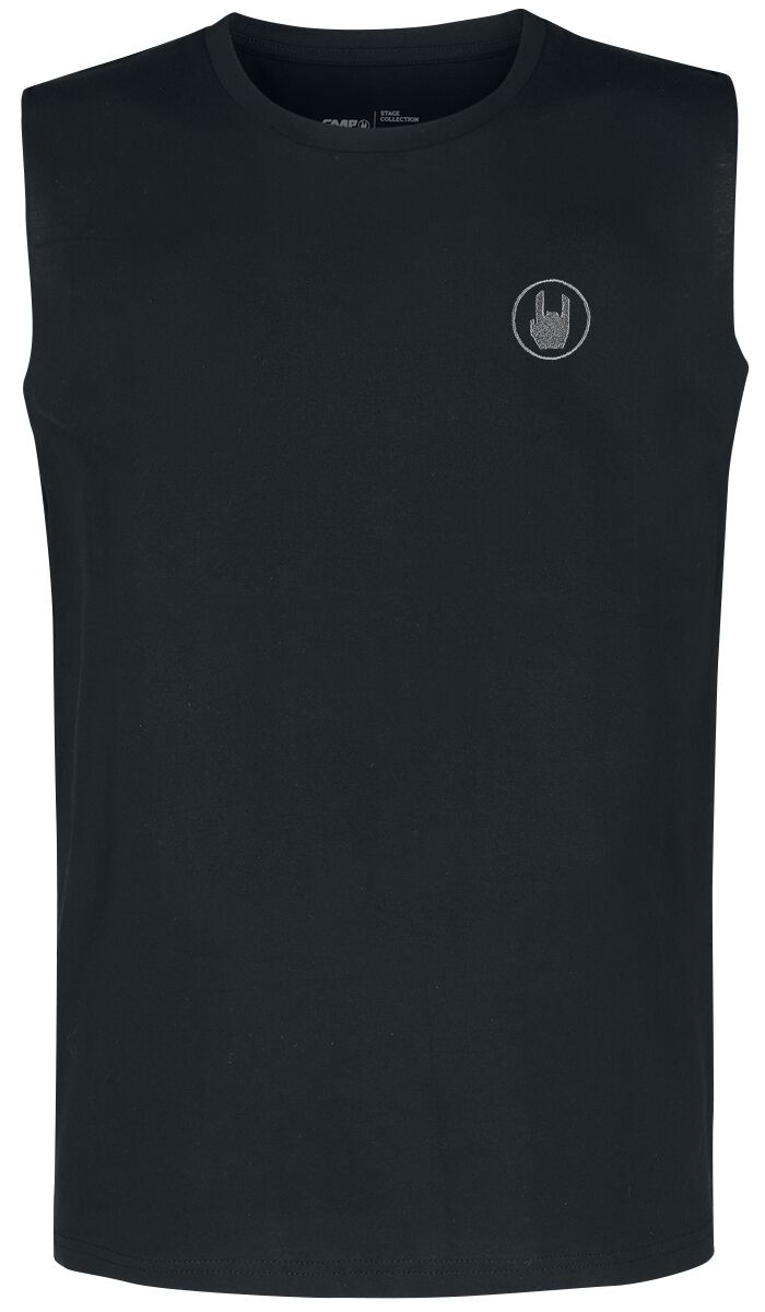 Image of Canotta di EMP Premium Collection - Tank top with rock hand - S a XXL - Uomo - nero