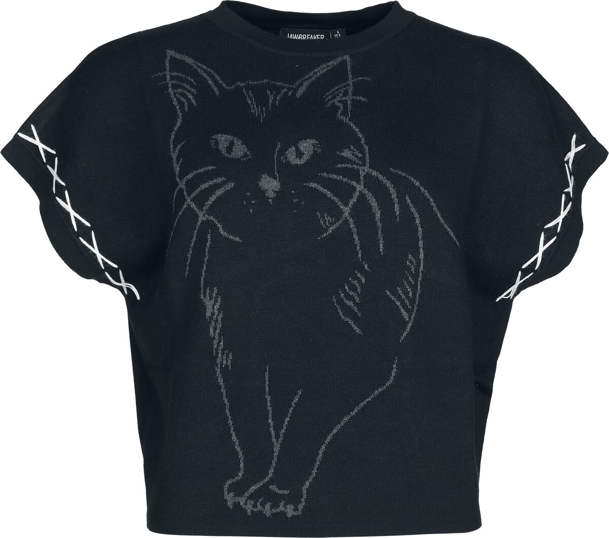 🏷️ Sweat-shirt Rockabilly de Jawbreaker - Haut Tricoté Oversize - pour Femme