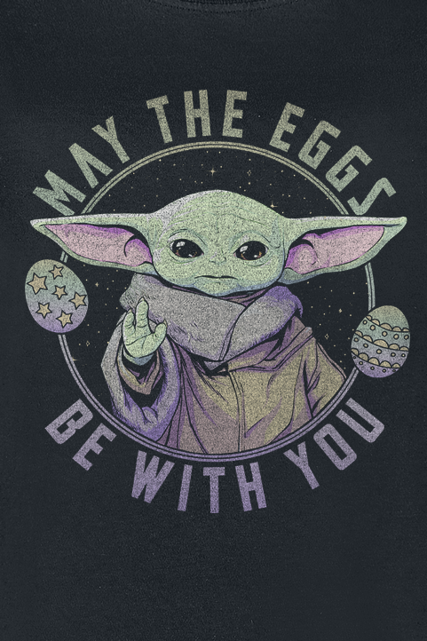 Star Wars May The Eggs T-Shirt schwarz