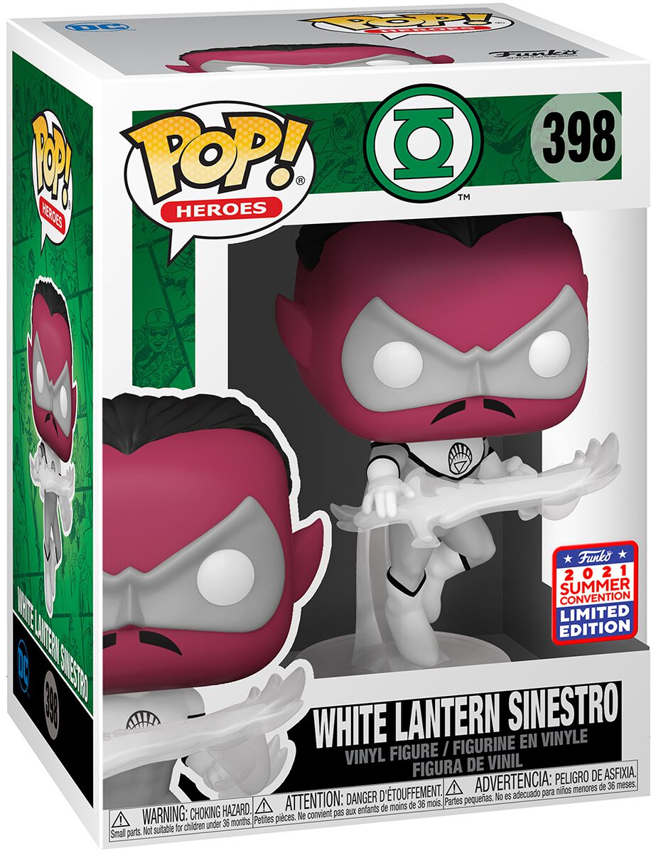 DC SDCC 2021 - White Lantern Sinestro Vinyl Figure 398 Funko Pop! multicolor