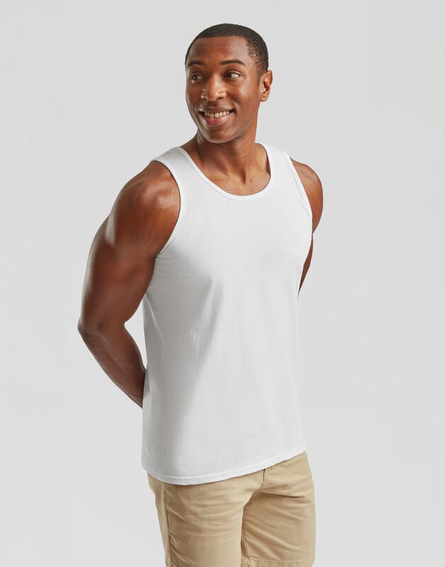 4068143457057 - VALUEWEIGHT ATHLETIC VEST Tank-Top weiß in XXL