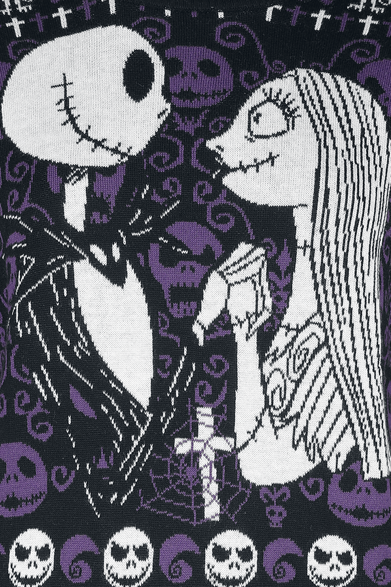 The Nightmare Before Christmas Love Weihnachtspullover multicolor