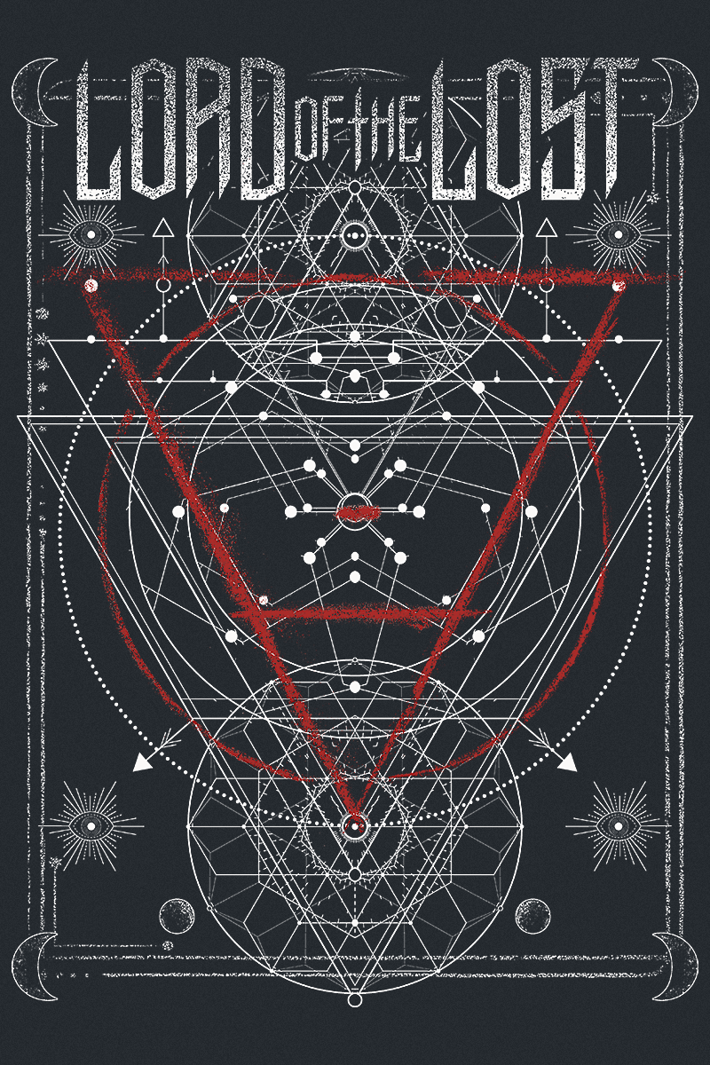 Lord Of The Lost Triangle Kapuzenpullover schwarz