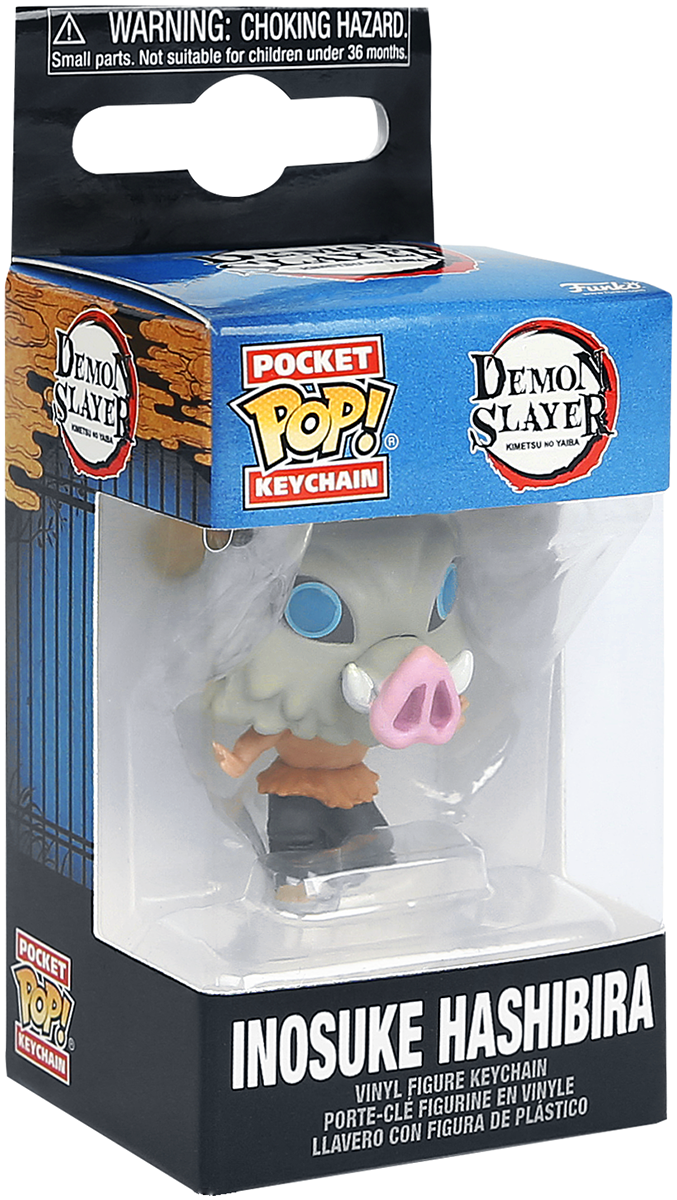 Demon Slayer - Anime Funko Pocket Pop! - Inosuke Hashibira Pocket Pop! - multicolor  - Lizenzierter Fanartikel