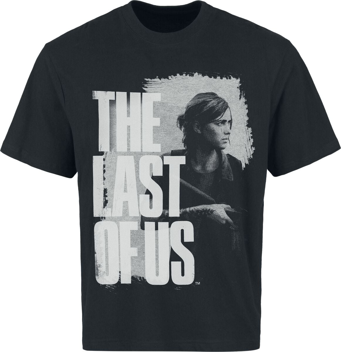 T-Shirt Oversize Gaming de The Last Of Us - Ellie - S à XXL - pour Homme - noir