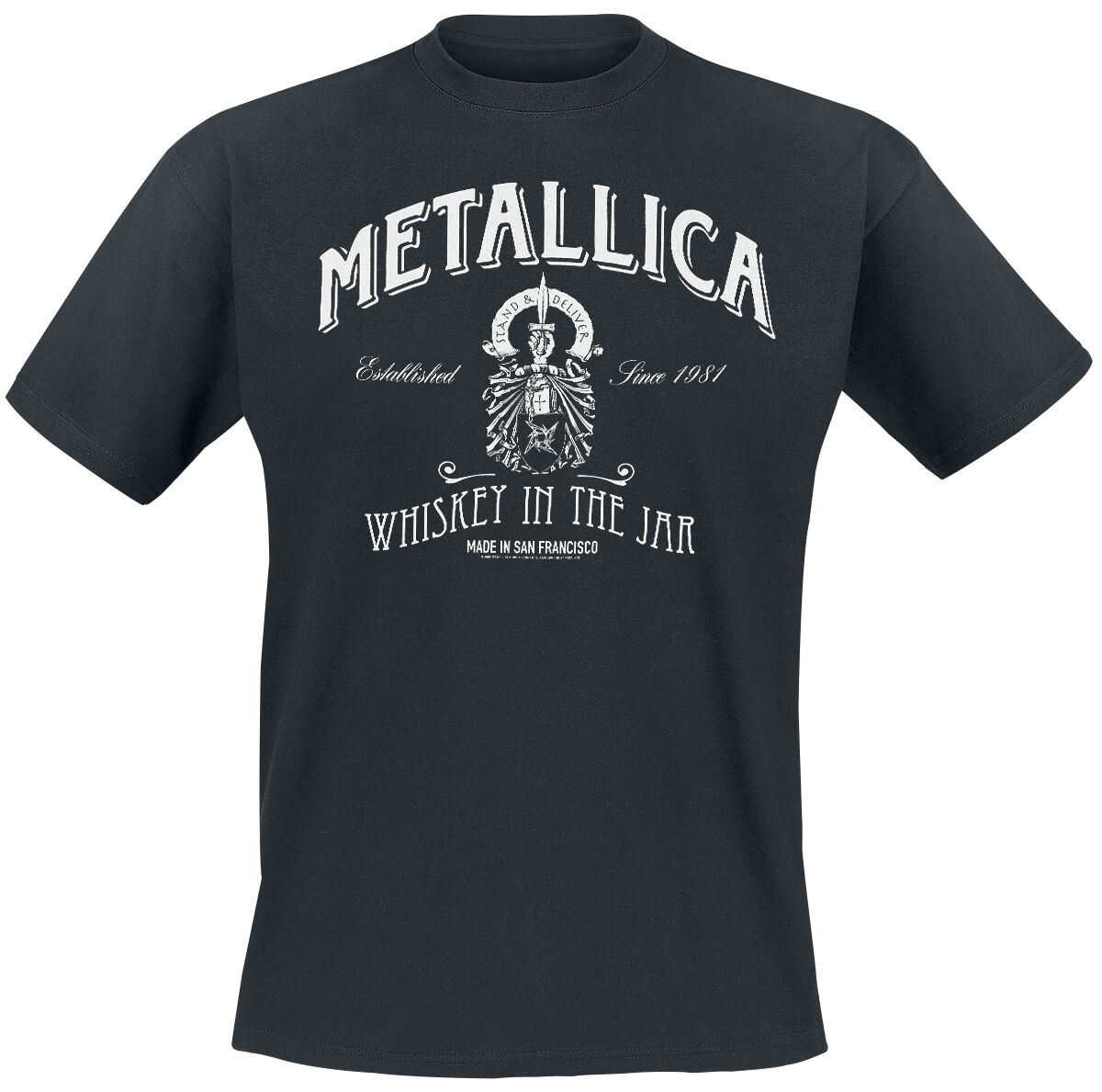 Metallica T-Shirt - Whiskey In the Jar - S bis 5XL - für Männer - Größe S - schwarz  - Lizenziertes Merchandise!