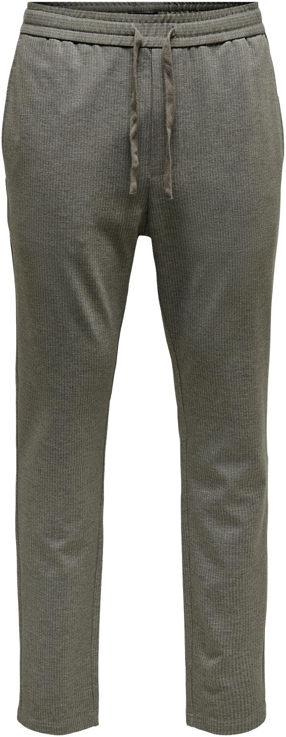 only and sons onslinus tap stripe 3492 cloth trousers cloth trousers grey