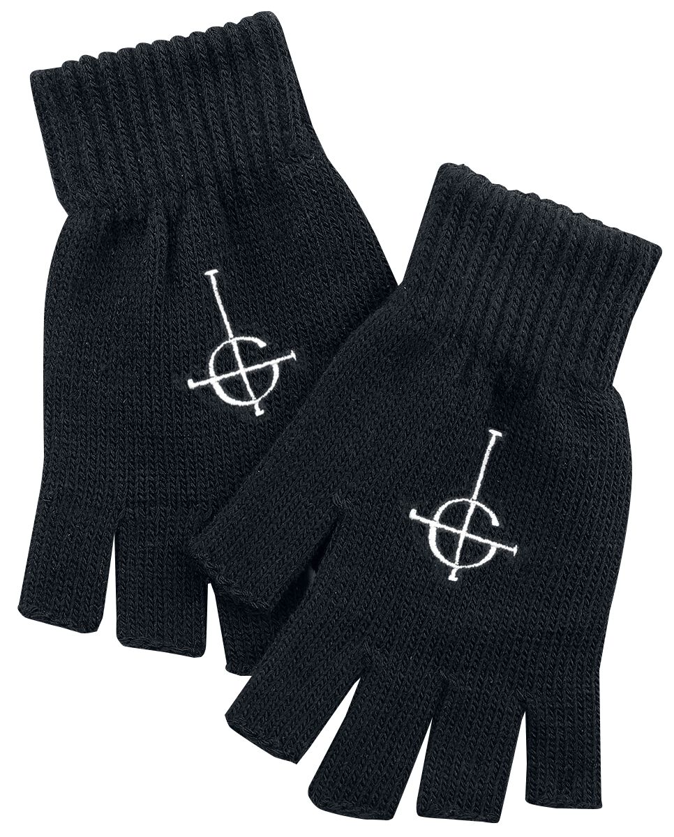 Ghost Kurzfingerhandschuhe Logo schwarz Lizenziertes Merchandise!  - Onlineshop EMP