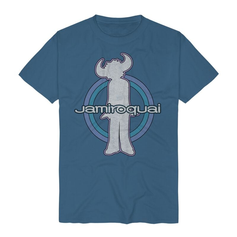 0602488322386 - Buffalo Circles T-Shirt blau in XXL