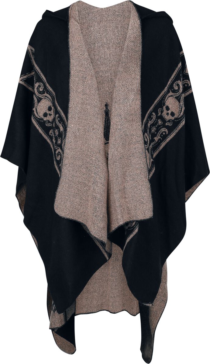 Ghost  Poncho - EMP Signature Collection - for Women - black - EMP Exclusive!