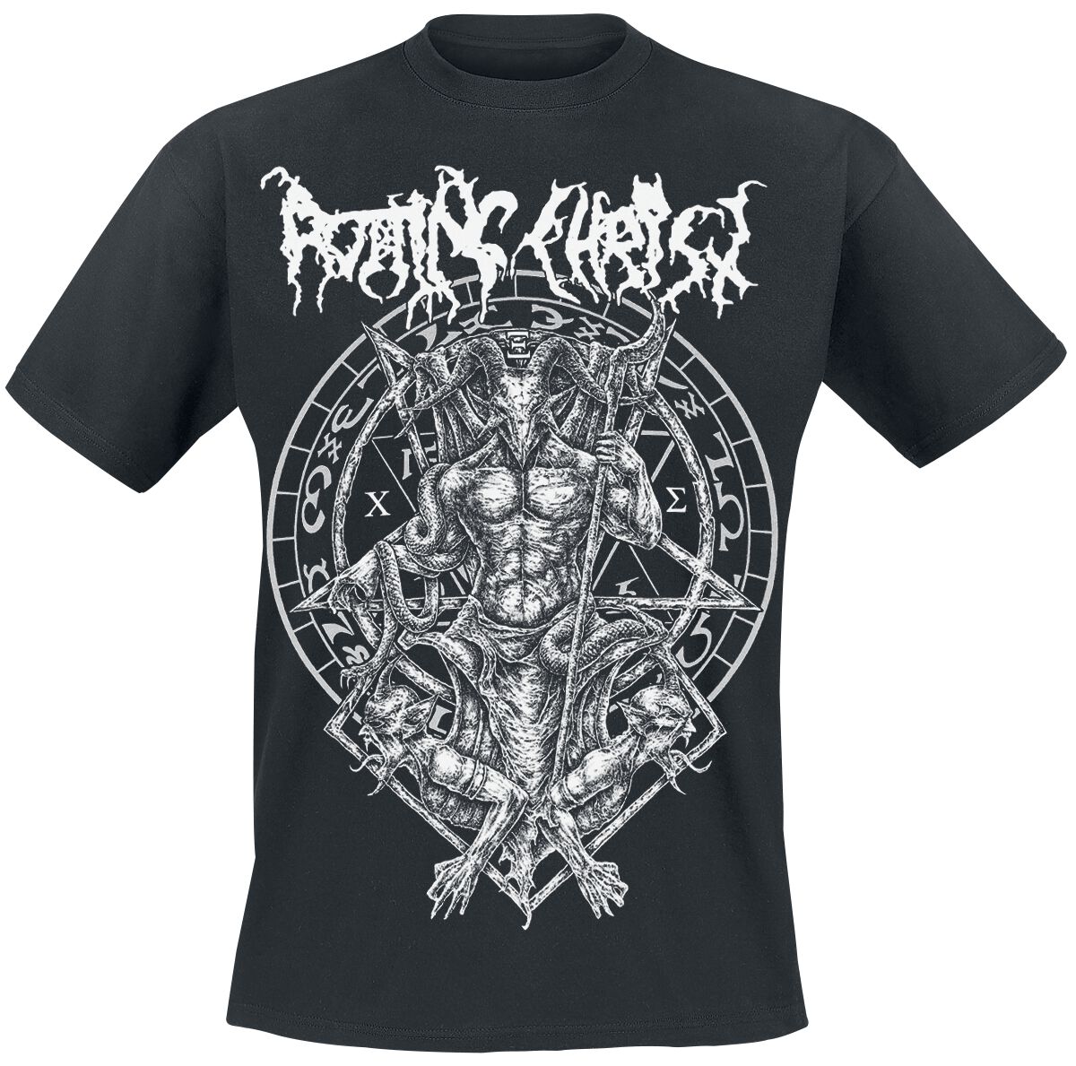 Rotting Christ T-Shirt - Hellenic Black Metal Legions - S bis XXL - für Männer - Größe S - schwarz  - Lizenziertes Merchandise!