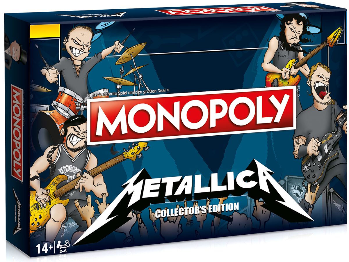 Image of Metallica Monopoly Brettspiel Standard