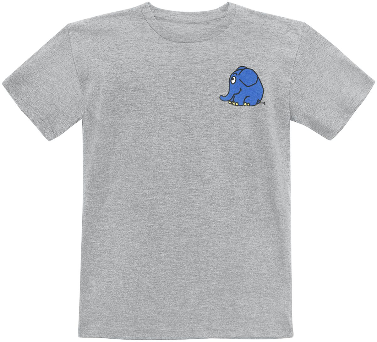 Die Sendung mit der Maus T-Shirt für Kleinkinder - Kids - Elefant - für Mädchen & Jungen - grau  - EMP exklusives Merchandise!