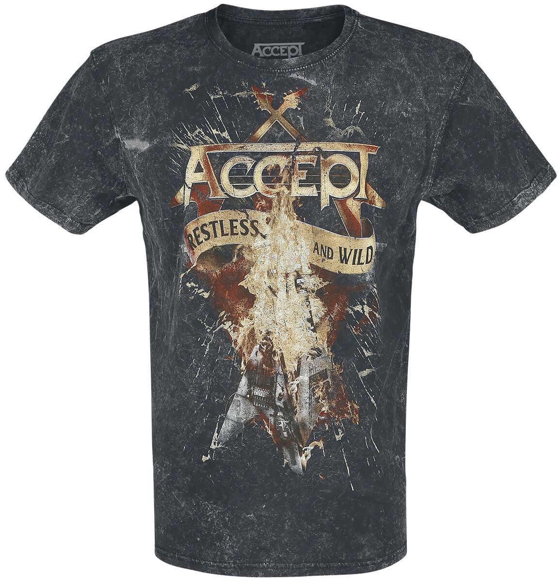 Image of Accept Restless And Wild T-Shirt grau
