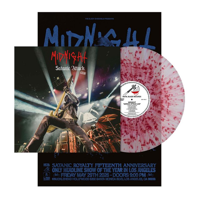 Satanic Attack Live! von Midnight - LP (Coloured, Limited Edition, Standard)