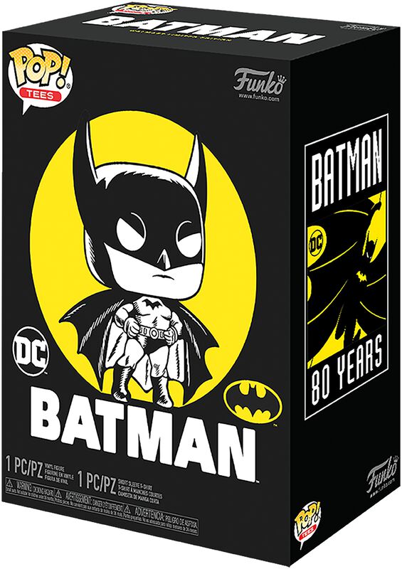 Filme & Serien Batman Batman (Sun Faded) POP  & Tee | Batman Funko Pop 
