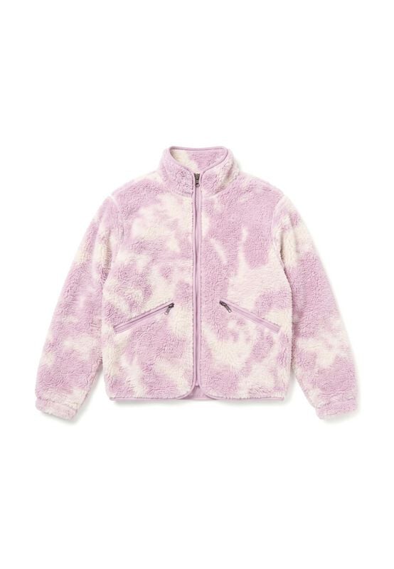Urban Classics Ladies Printed Sherpa Jacket Übergangsjacke rosa in L
